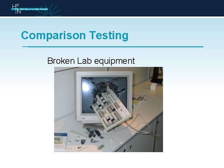 Comparison Testing Broken Lab equipment 