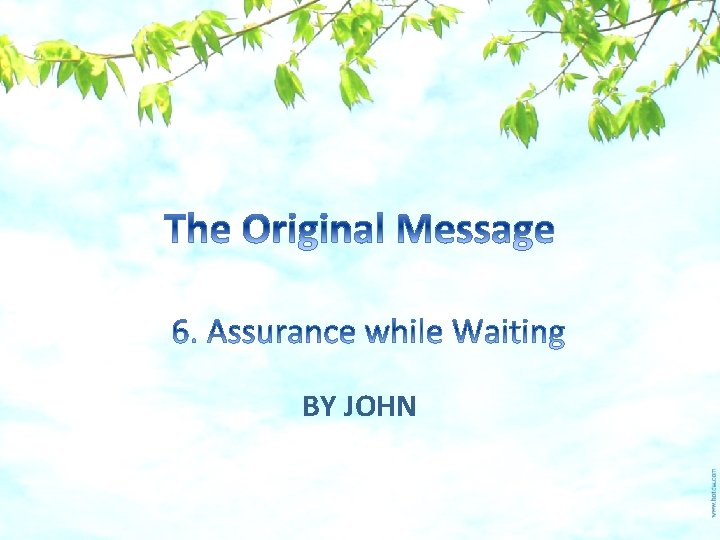 BY JOHN 