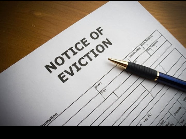 Notice of Eviction 