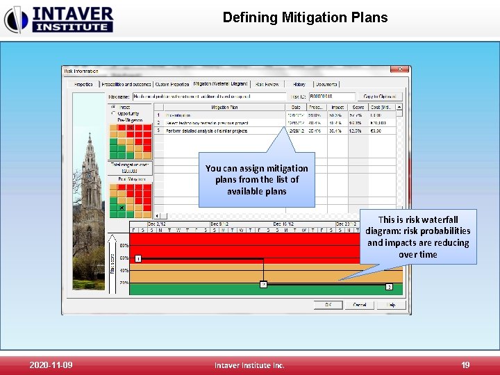 Defining Mitigation Plans You can assign mitigation plans from the list of available plans