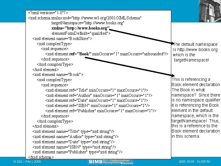 <? xml version="1. 0"? > <xsd: schema xmlns: xsd="http: //www. w 3. org/2001/XMLSchema" target.