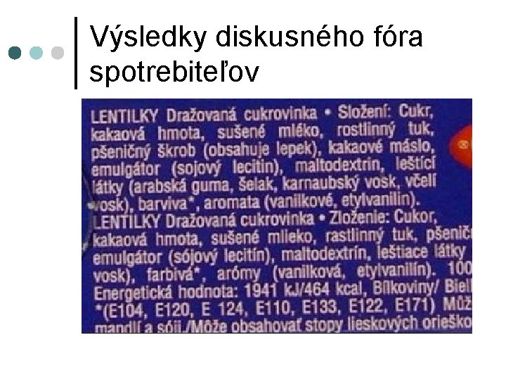 Výsledky diskusného fóra spotrebiteľov 