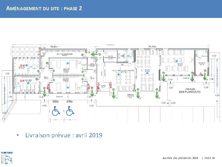 AMÉNAGEMENT DU SITE : PHASE 2 • Livraison prévue : avril 2019 Journée des