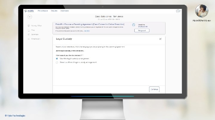 Plaintiff/Petitioner © Tyler Technologies 