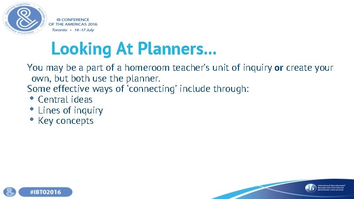 Looking At Planners. . . You may be a part of a homeroom teacher’s