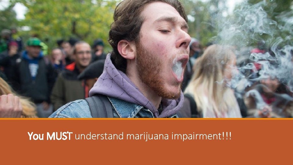 You MUST understand marijuana impairment!!! 