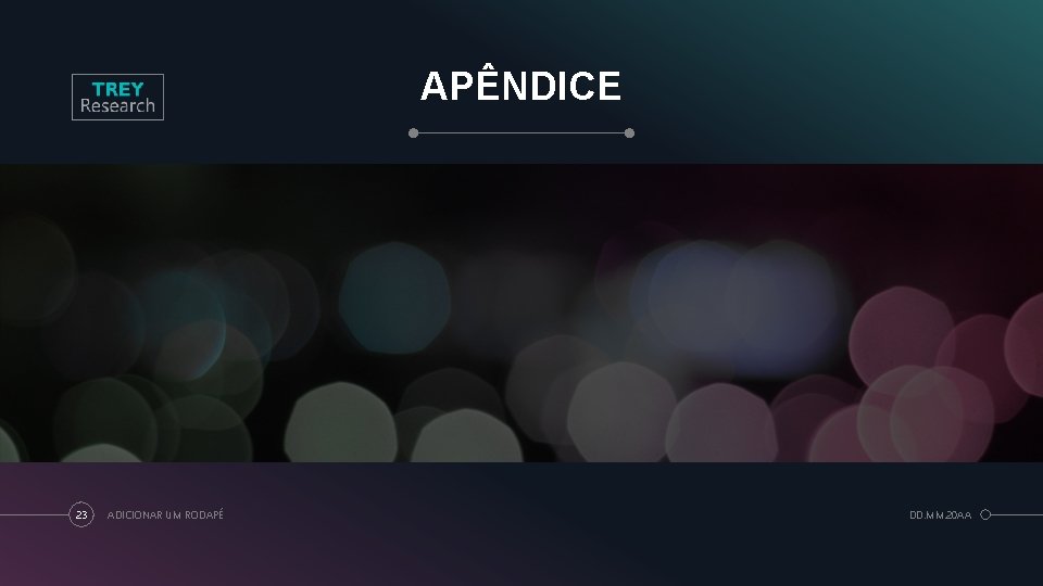 APÊNDICE 23 ADICIONAR UM RODAPÉ DD. MM. 20 AA 