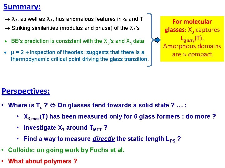 Summary: → X 3, as well as X 5, has anomalous features in w