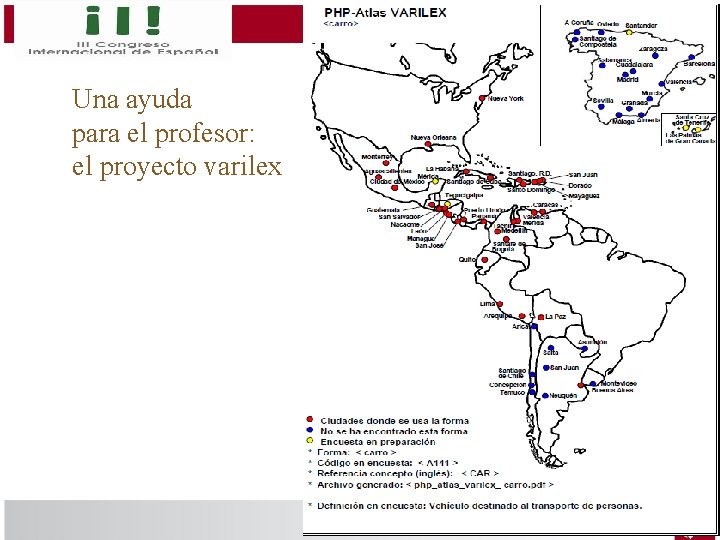 Una ayuda para el profesor: el proyecto varilex 