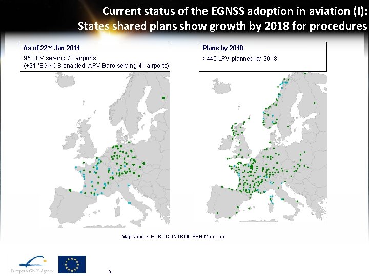 Current status of the EGNSS adoption in aviation (I): States shared plans show growth