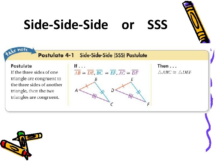 Side-Side or SSS 