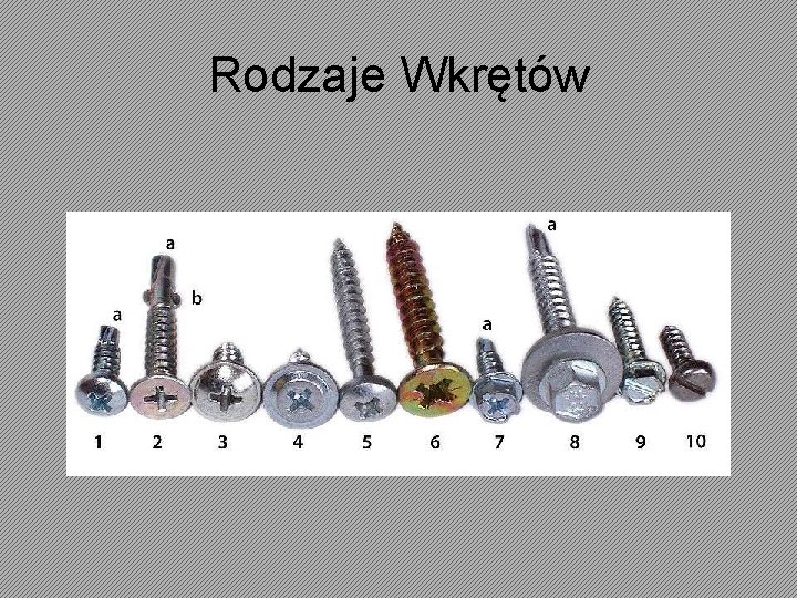 Rodzaje Wkrętów 