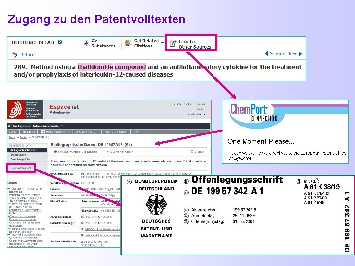 Zugang zu den Patentvolltexten 
