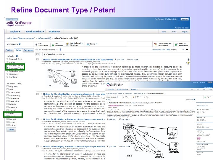 Refine Document Type / Patent 