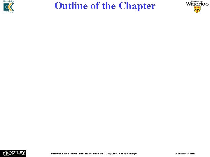 Outline of the Chapter 4. 5 Code Reverse Engineering 4. 6 Techniques used for Outline of the Chapter 4. 5 Code Reverse Engineering 4. 6 Techniques used for