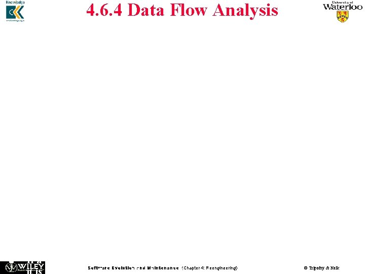 4. 6. 4 Data Flow Analysis n n n n n Data flow analysis 4. 6. 4 Data Flow Analysis n n n n n Data flow analysis