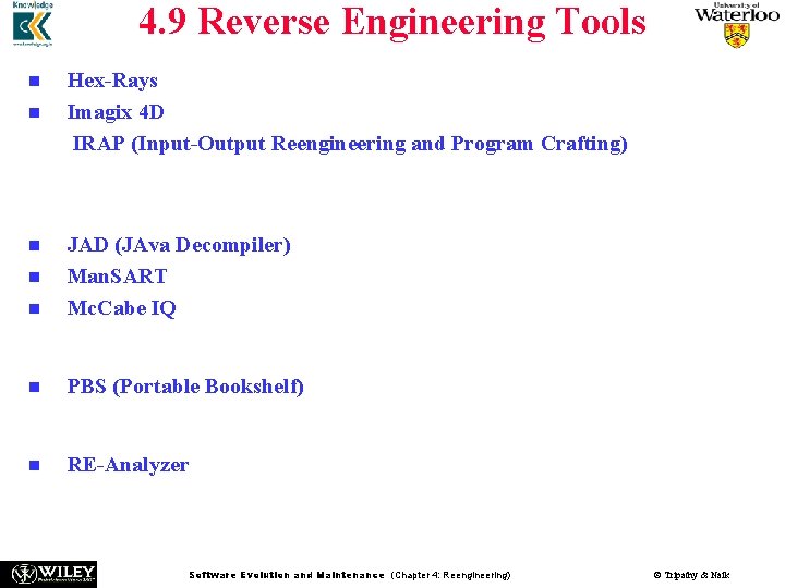 4. 9 Reverse Engineering Tools n n n n Hex-Rays Decompiler is a commercial 4. 9 Reverse Engineering Tools n n n n Hex-Rays Decompiler is a commercial