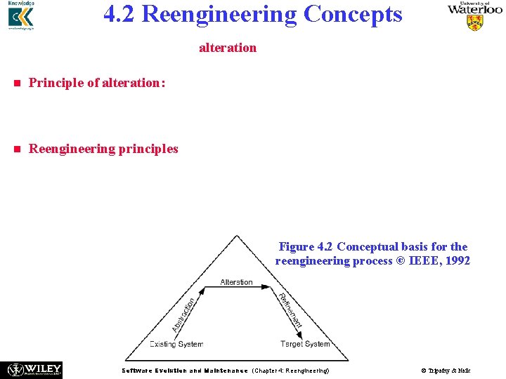 4. 2 Reengineering Concepts n n n An optional principle called alteration underlies many 4. 2 Reengineering Concepts n n n An optional principle called alteration underlies many