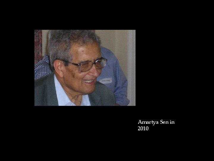 Amartya Sen in 2010 