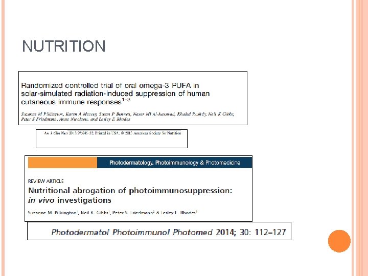 NUTRITION 