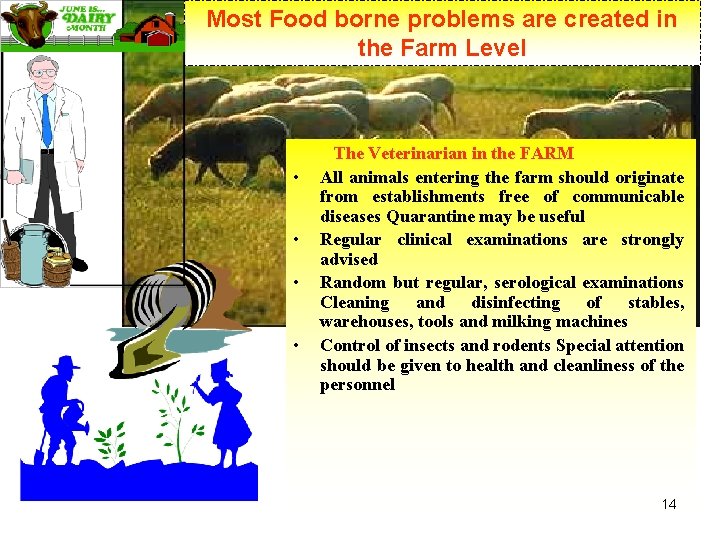 Page 4 CONTROL or CCPs Most Food borne. CRITICAL problems are POINTS created in