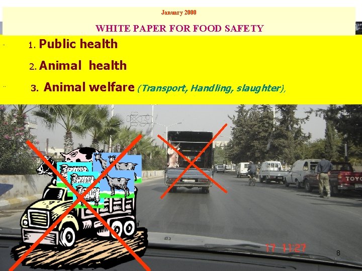 January 2000 WHITE PAPER FOOD SAFETY ¨ 1. Public health 2. Animal ¨ 3.