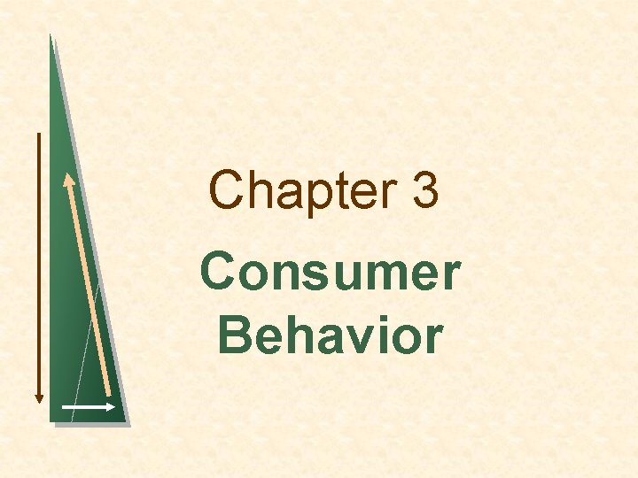 Chapter 3 Consumer Behavior 