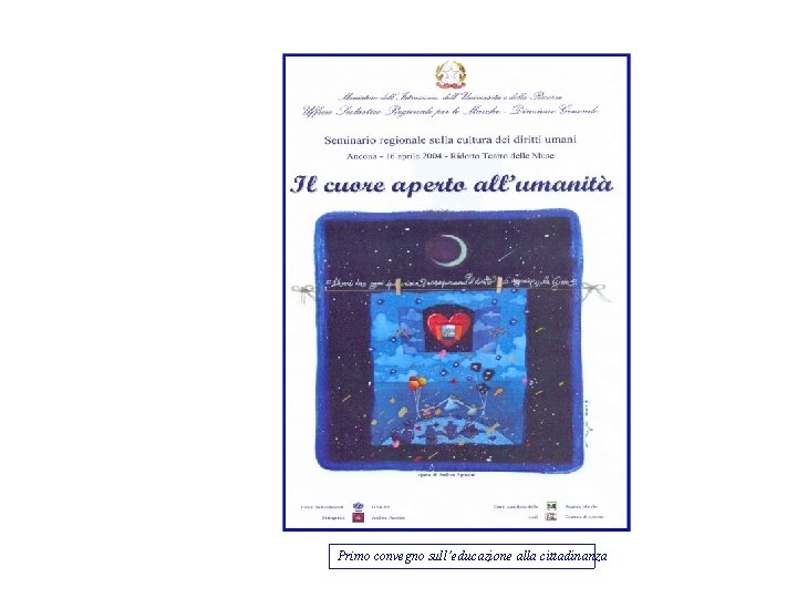 Primo convegno sull’educazione alla cittadinanza 