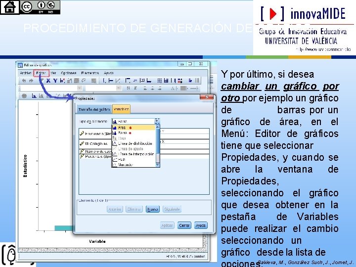 PROCEDIMIENTO DE GENERACIÓN DE GRÁFICO Y por último, si desea cambiar un gráfico por