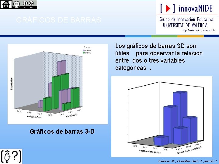  GRÁFICOS DE BARRAS Los gráficos de barras 3 D son útiles para observar