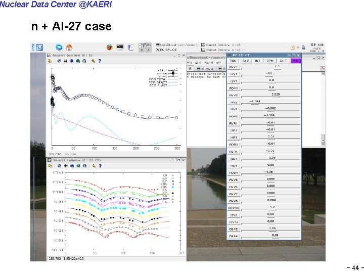 Nuclear Data Center @KAERI n + Al-27 case - 44 - 