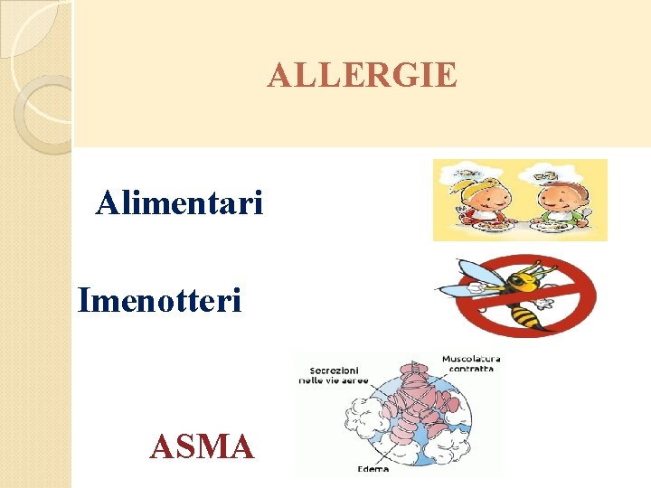 ALLERGIE Alimentari Imenotteri ASMA 