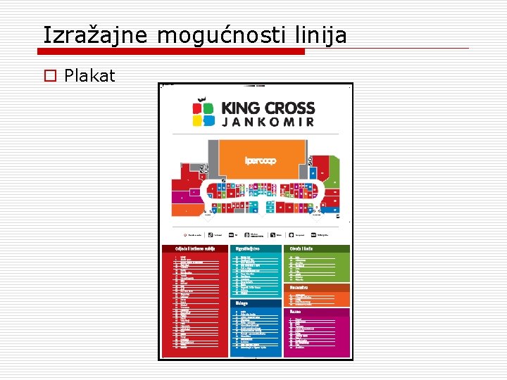 Izražajne mogućnosti linija o Plakat Izražajne mogućnosti linija o Plakat