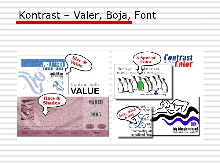 Kontrast – Valer, Boja, Font Kontrast – Valer, Boja, Font
