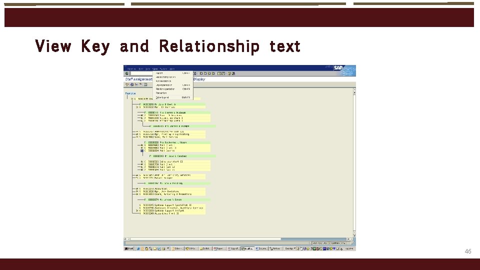 View Key and Rel ati onsh ip text 46 