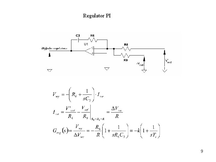 Regulator PI 9 