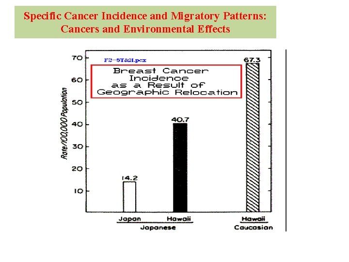 Specific Cancer Incidence and Migratory Patterns: Cancers and Environmental Effects 