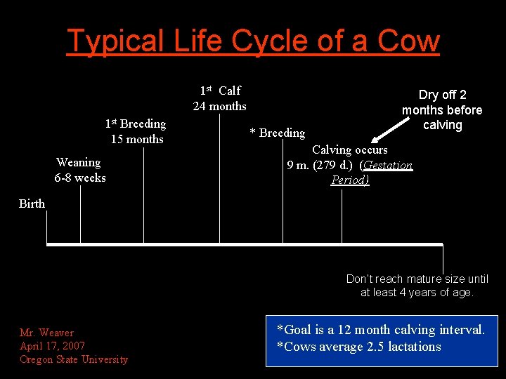 Agricultural Science and Technology Dairy Terminology Lesson 2