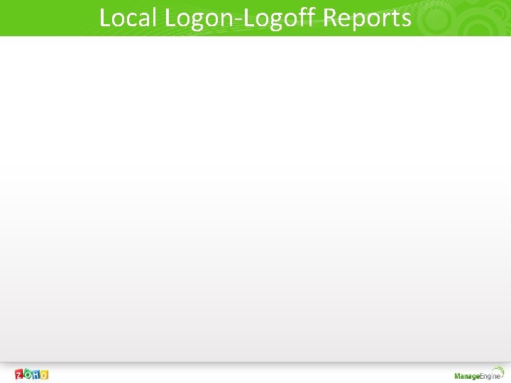 Local Logon-Logoff Reports 