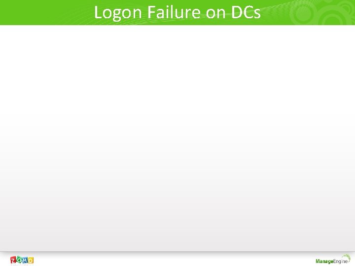 Logon Failure on DCs 