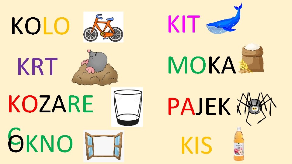 KOLO KIT KRT KOZARE C OKNO MOKA PAJEK KIS 