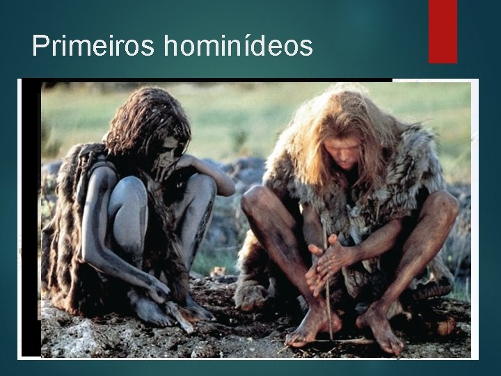 Primeiros hominídeos 