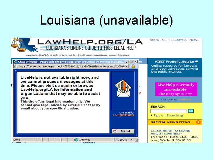 Louisiana (unavailable) 