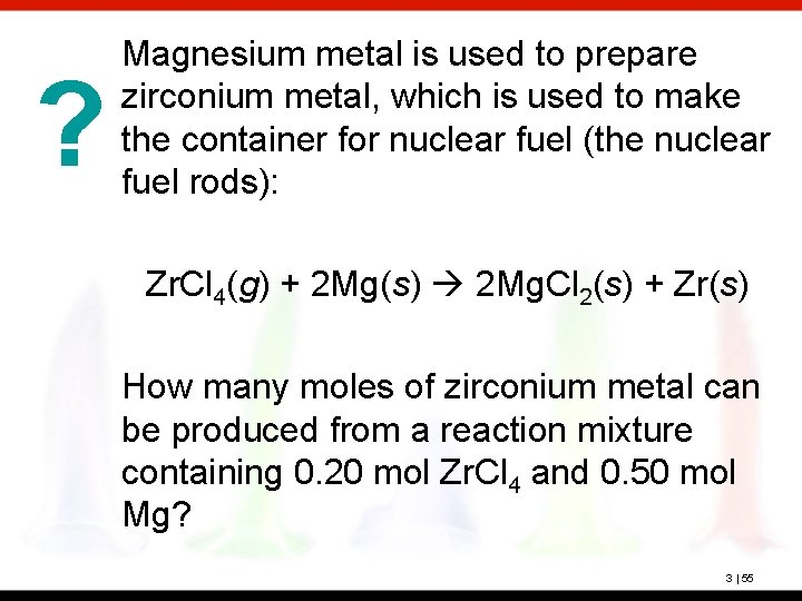 ? Magnesium metal is used to prepare zirconium metal, which is used to make