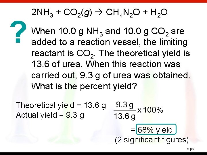 ? 2 NH 3 + CO 2(g) CH 4 N 2 O + H