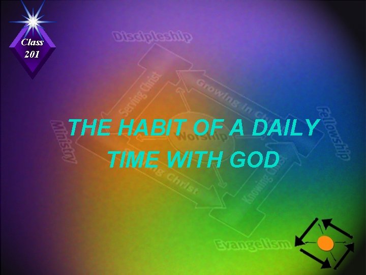 Class 201 THE HABIT OF A DAILY TIME WITH GOD 