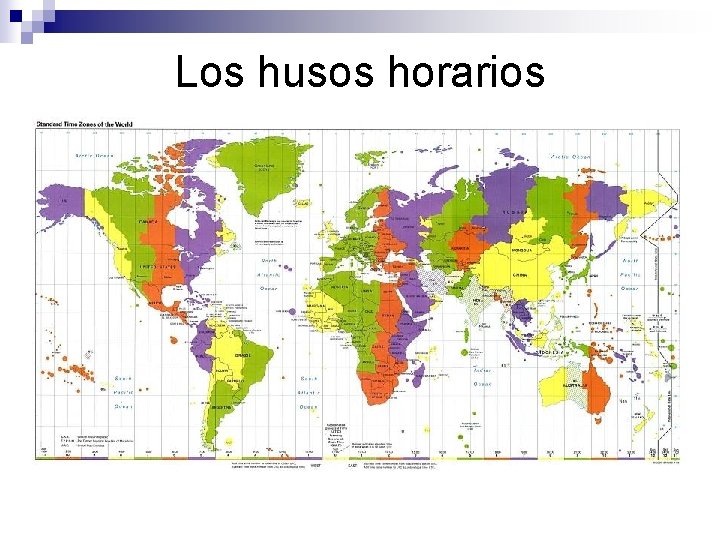 Los husos horarios 
