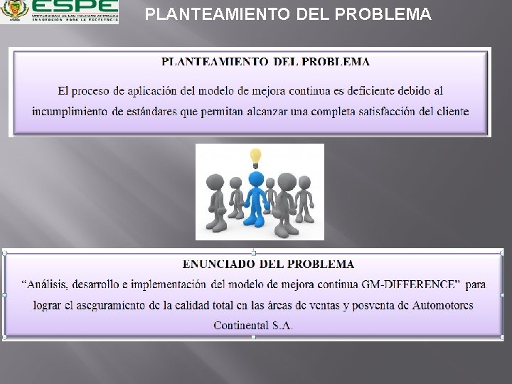 PLANTEAMIENTO DEL PROBLEMA 