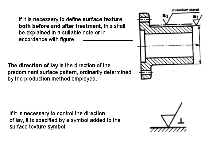 If it is necessary to define surface texture both before and after treatment, this