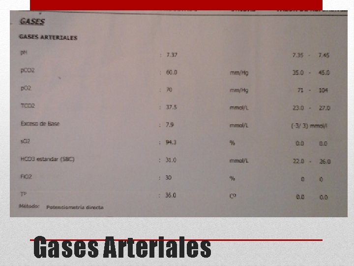 Gases Arteriales 